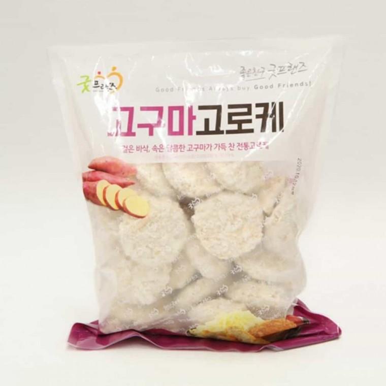 프랜즈 고구마고로케 1.05kg 간단한간식 간단안주 냉동튀김 고구마튀김