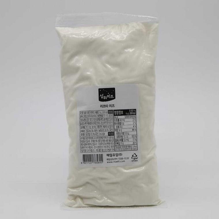 혀니추천 매일 리코타치즈BS 파우치 1kg 냉장 위스키안주