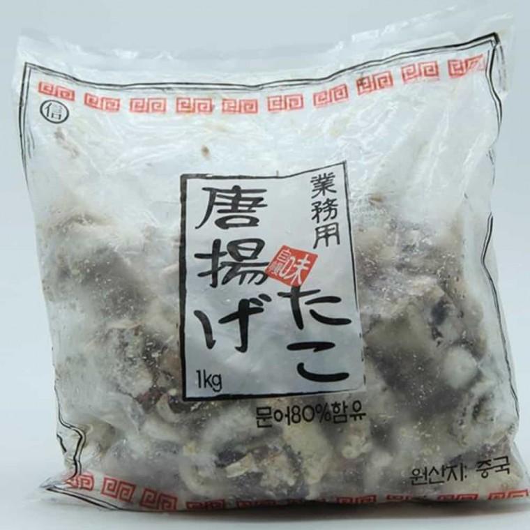타코 가라아게 1kg 문어튀김 에어프라이어안주 냉동튀김 문어가라아게