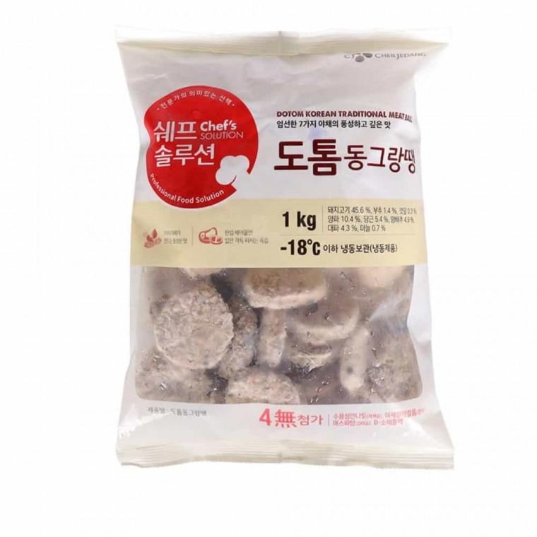 CJ 동그랑땡 1kg 명절전 혼술안주 식당반찬 업소용반