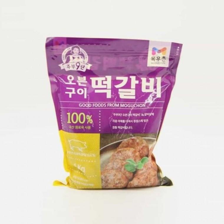 목우촌 오븐구이 떡갈비 1kg 에어프라이어떡갈비 고기반찬 냉동술안주 밥반찬