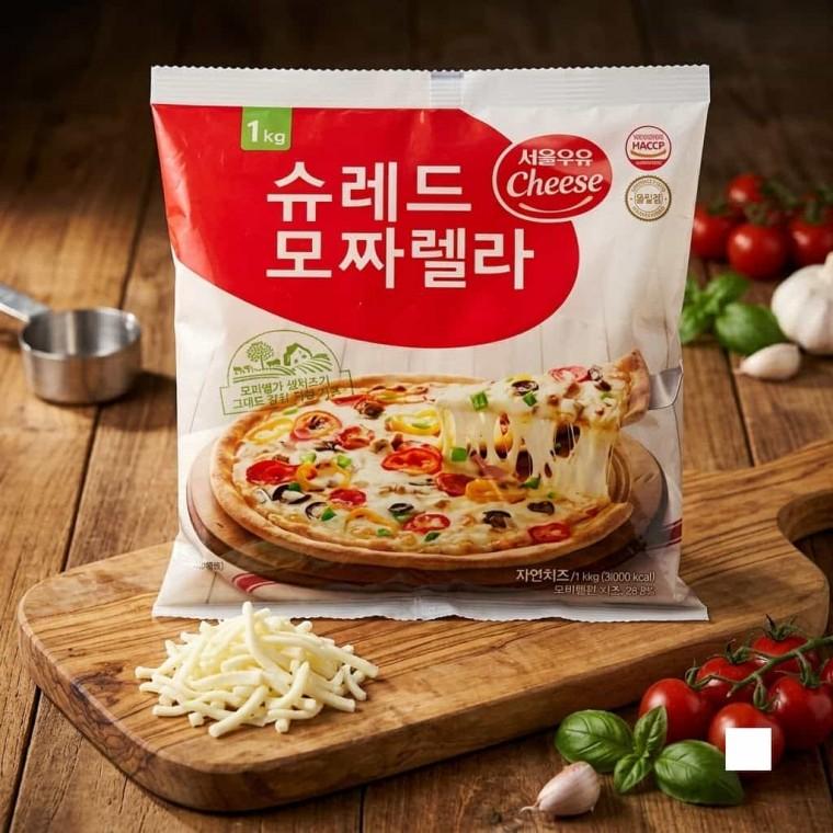 냉장 슈레드 피자치즈 1kg 와인안주 감자전치즈