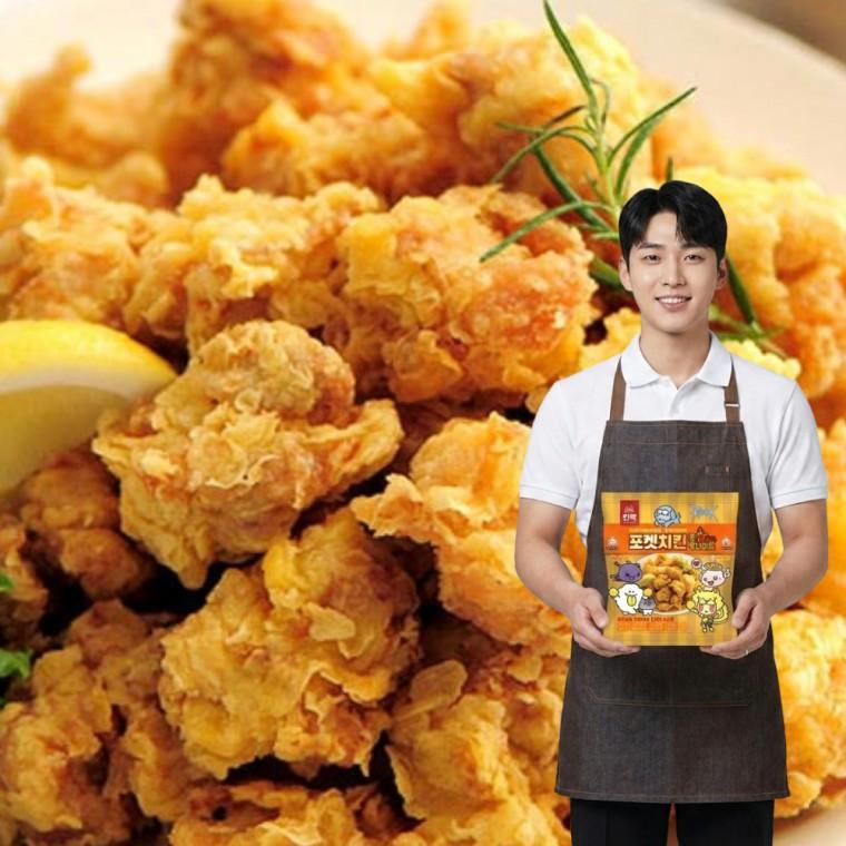 한맥 포켓 핫 후라이드 치킨 캠핑 술안주 (냉동) 180g x 3개
