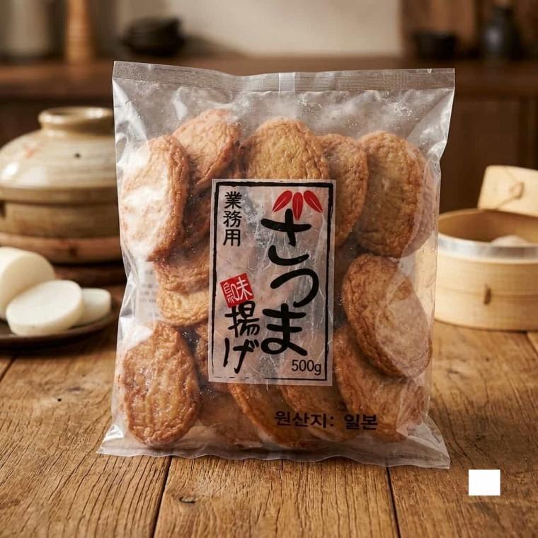 일본 어묵 25g×20개 500g 냉동 우동고명 술안주만들기