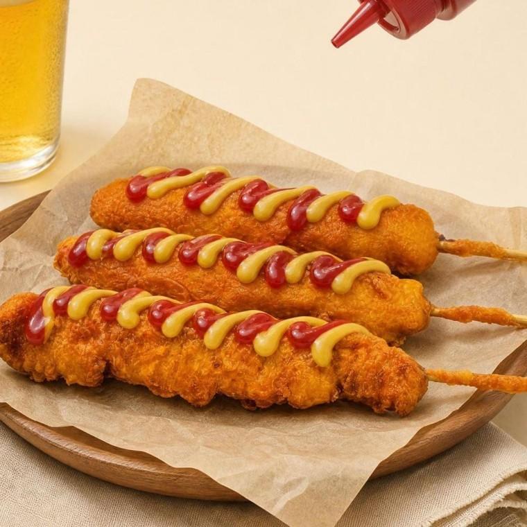 순살 치킨 후라이드 닭꼬치 1kg (100gX10개)