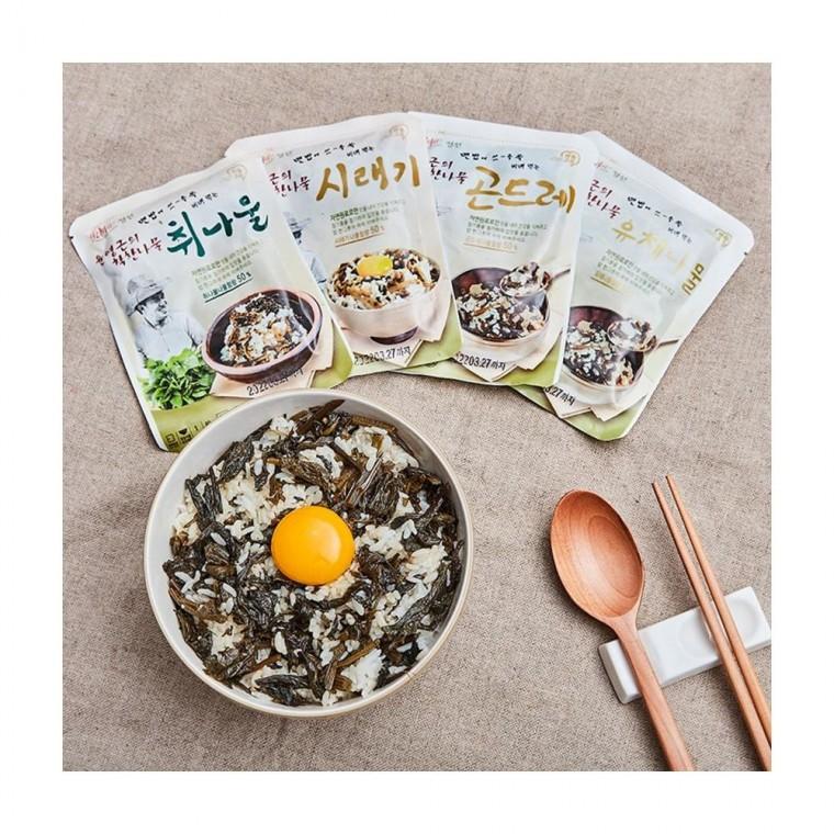 루미나D 윤영근의 착한나물 곤드레 유채 시래기 취나물 나물 반찬 재료