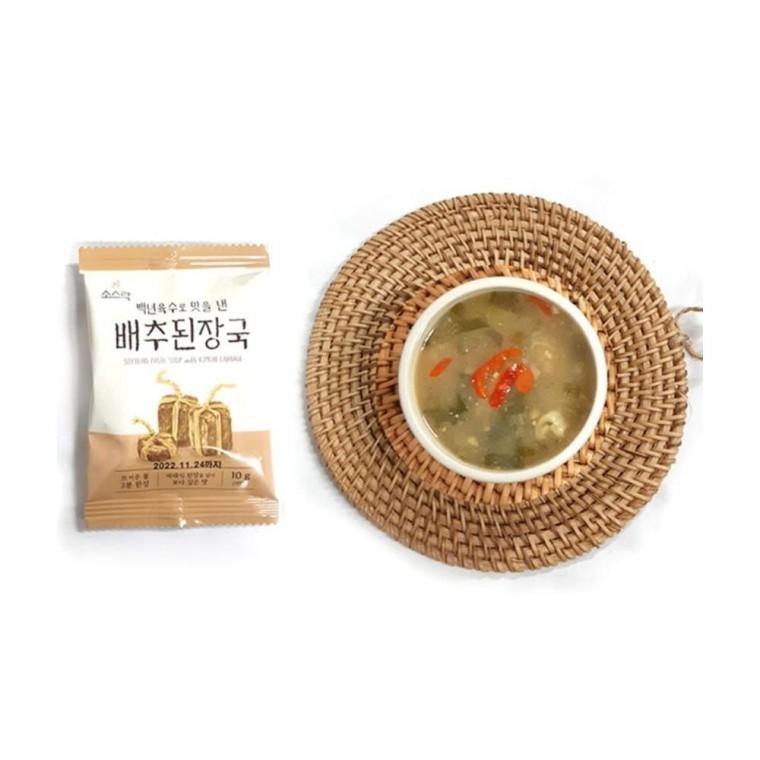 루미나D TE 동결건조 배추된장국 블록국 10g 5P 즉석 국