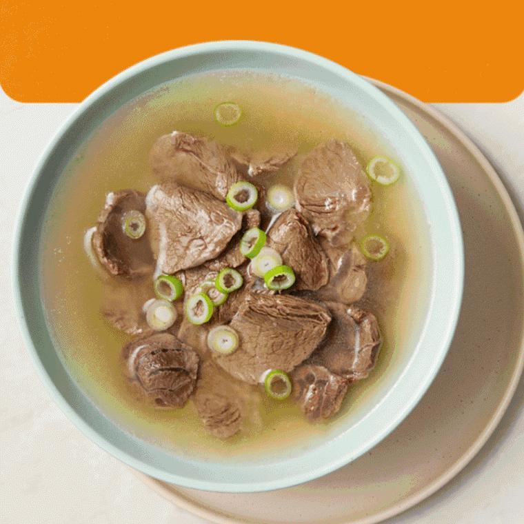 갈비탕 한우 사태살 600g 1팩 김해 외식명가