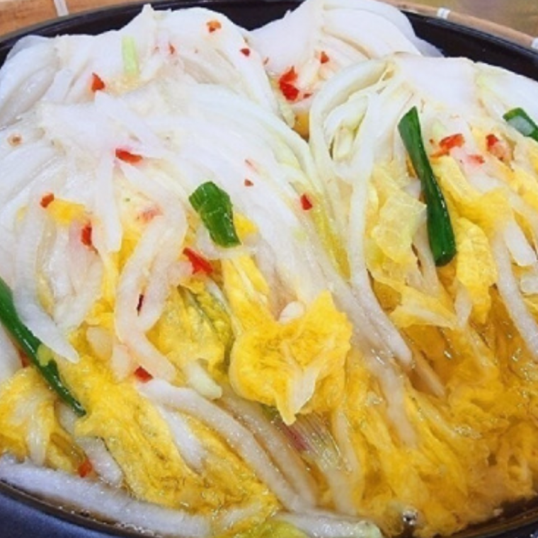 시원한 맛의 알배기 백김치 1kg