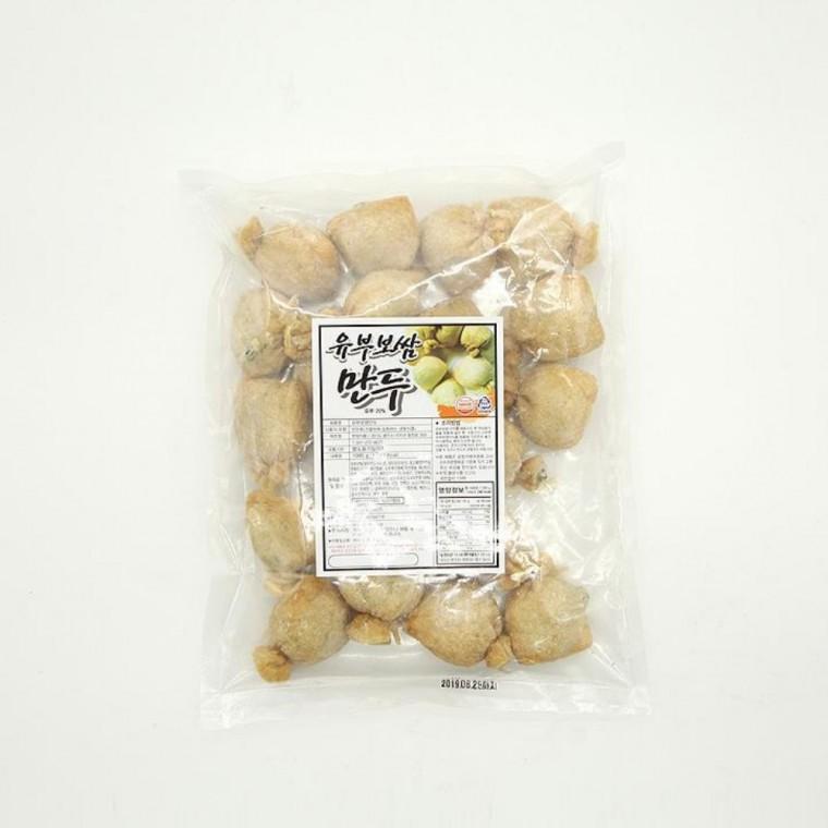 유부 만두 1kg 냉동 샤브샤브재료 일본오뎅 훠궈재료 마라탕재료