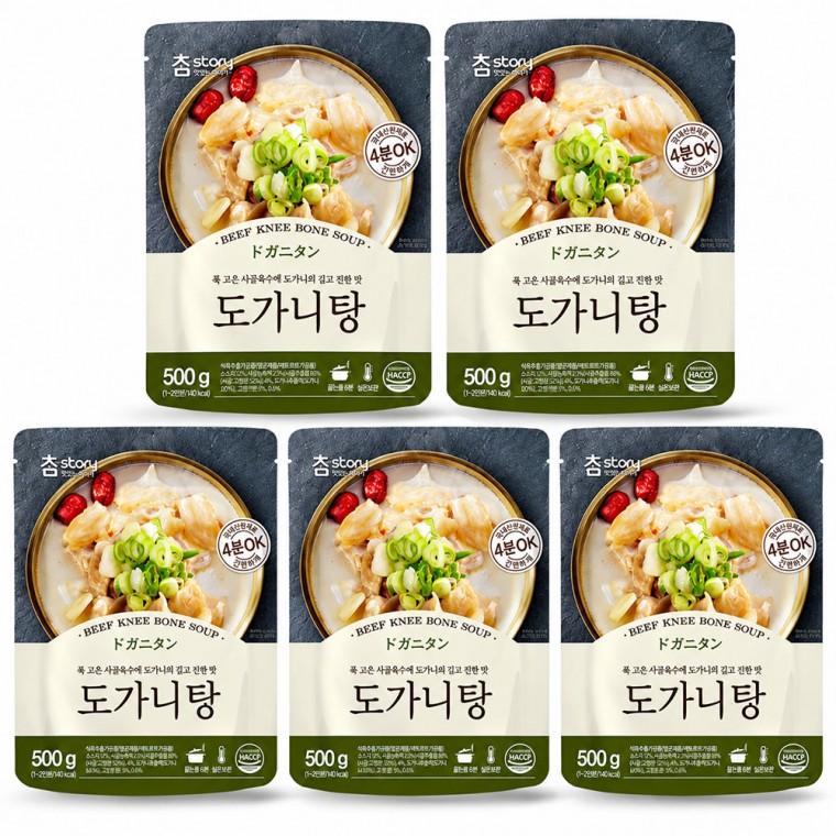 참스토리 도가니탕 500g 5개