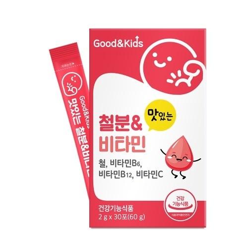 내츄럴플러스 굿앤키즈 맛있는 철분 비타민 2g x 30포