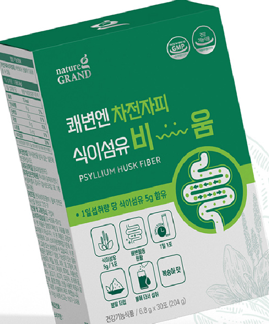 건강기능식품 쾌변엔 차전자피 식이섬유 비움 30포 KS네이처