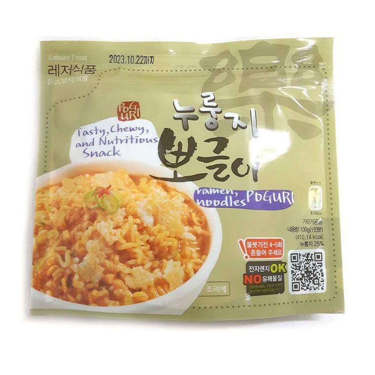 TE즉석밥 전투식량 누룽지 뽀글이라면밥 100g x3P 비상전투식량