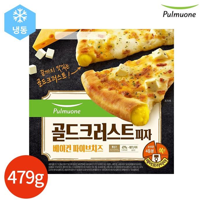 풀무원 골드 크러스트 베이컨 치즈피자 479g x 1개
