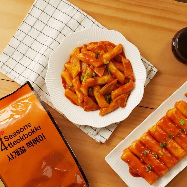 떡볶이 밀키트 밀떡 순한맛 카레맛 맛있는 2인분