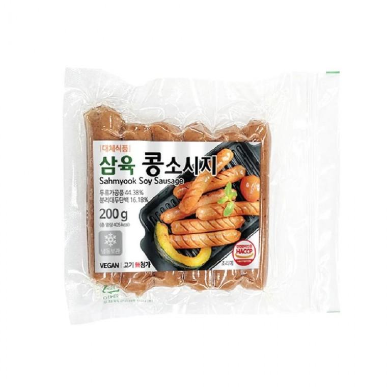 루미나D 삼육 콩소시지 냉동 200g 비건 식물성 소시지 간편 조리