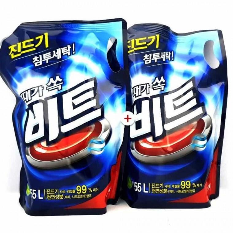 액체 비트 1.55kg 2개입 액체세제순위 액체세탁세제 세제