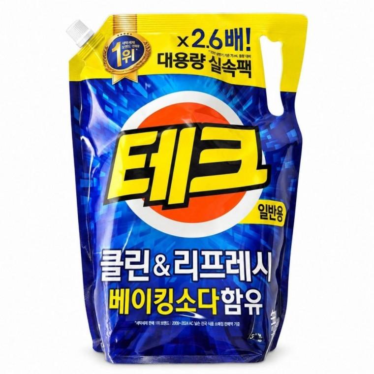테크 클린 앤 시 액체세제 2600ml 일반용