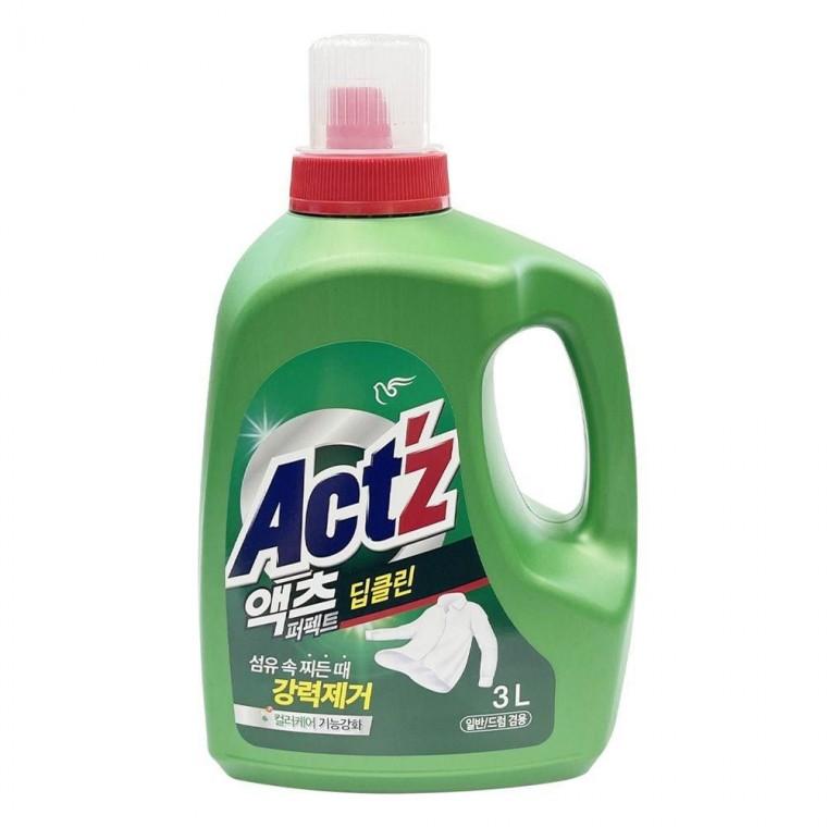 액츠 딥클린 액체세제 용기 3.0L