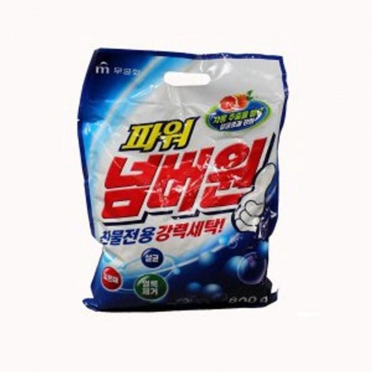 넘버원 빨래 세제 세탁 가루 세탁기 의류 세제 가루형