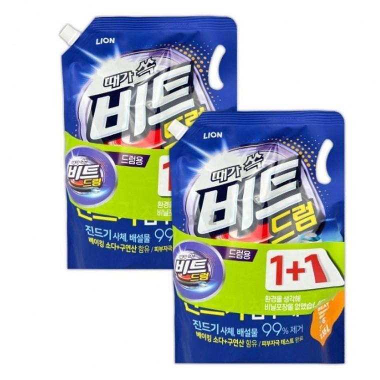 비트 드럼세제 액체세탁세제 1.55L 2개 세탁 드럼세탁기세제