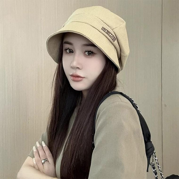 중년모자 여성 패션모자 벙거지모자 레터링 가을모자 비니 두건 패션 벙거지