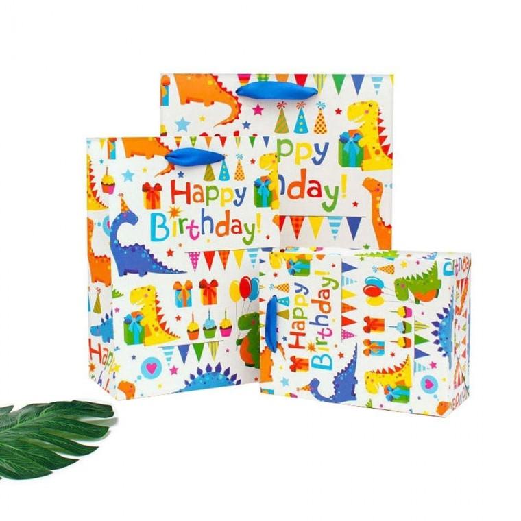 공룡 쇼핑백 생일선물가방 종이쇼핑백 소