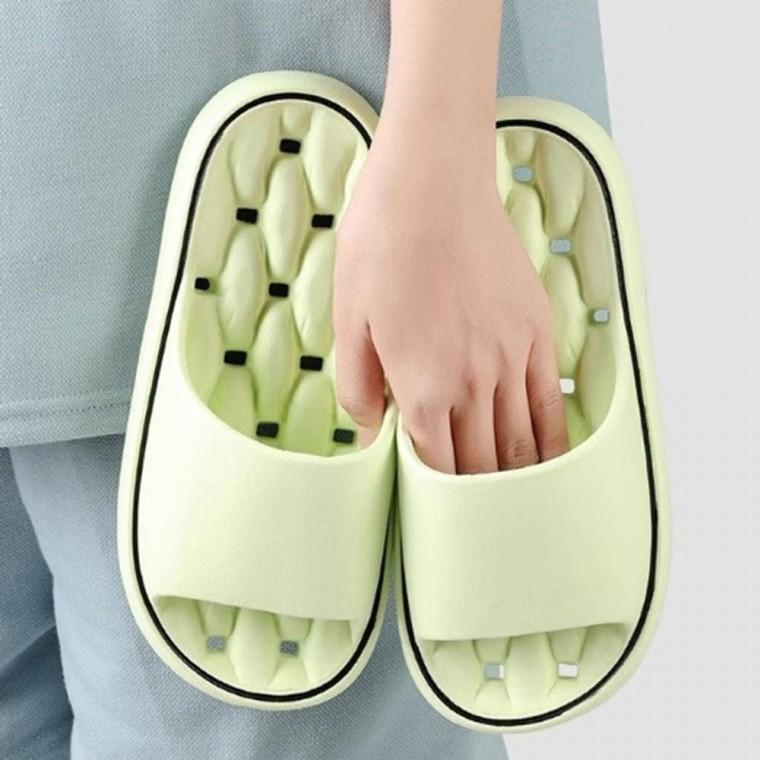 말랑 쿠션 물빠짐 화장실 슬리퍼 1P 욕실 실내 신발 실내화 배수