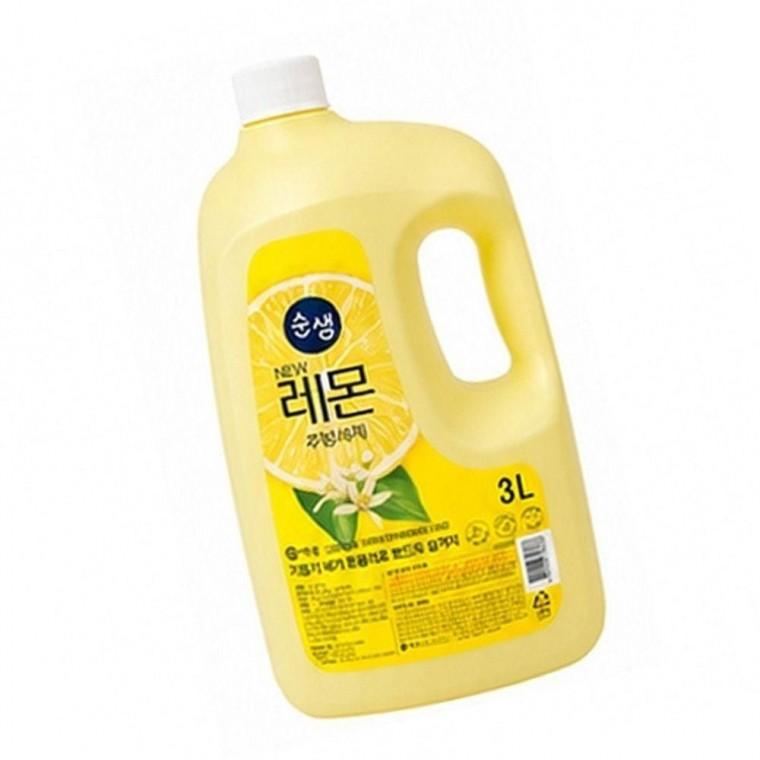 순샘 주방세제 레몬 3L 1개 레몬주방세제 3L주방세제 식기세제