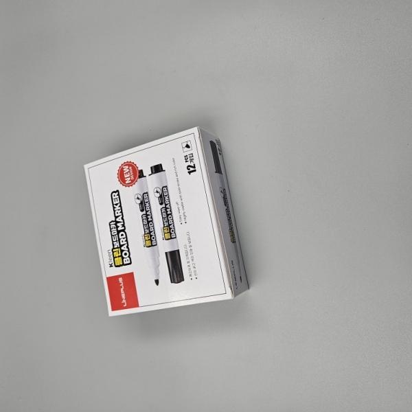 클린보드마카 보드마카 검정 파랑 빨강 화이트보드 12개 1세트 라인플러스