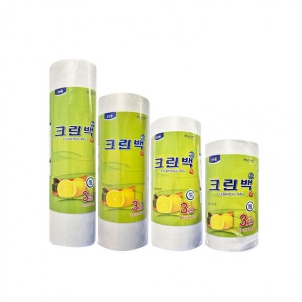 크린랲 대용량 크린백 롤백 3kg 업소용 위생비닐 4사이즈 선택