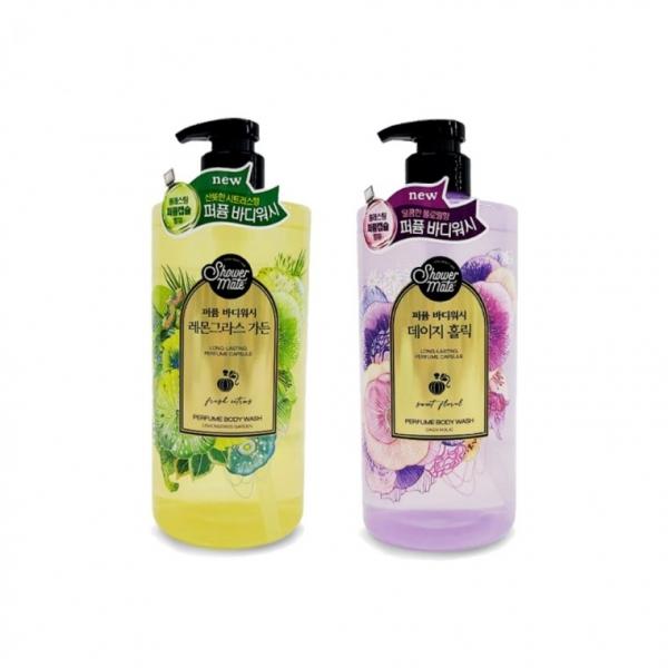 애경 샤워메이트 데이지 홀릭 레몬그라스 가든 퍼퓸 바디워시