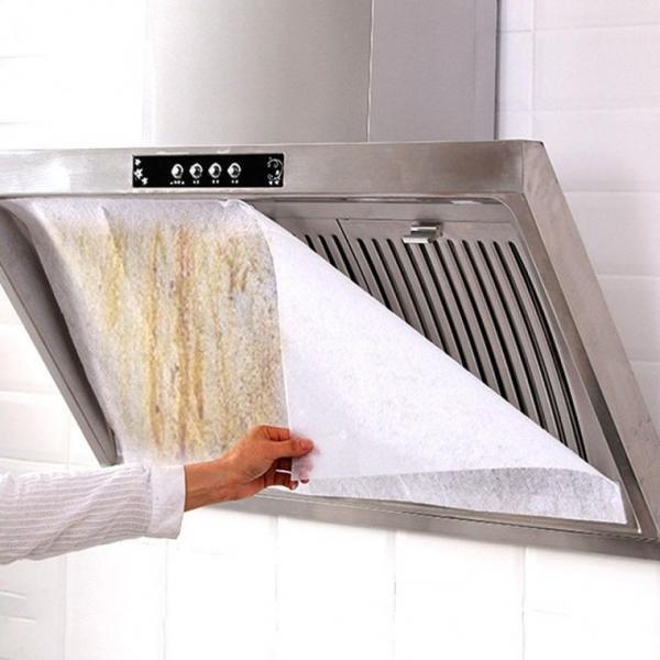 주방후드커버 후드필터 가스렌지 후드망 간편한 기름때제거 교체 청소롤 10m