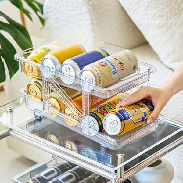 냉장고 맥주 정리함 캔 음료수 트레이 보관함