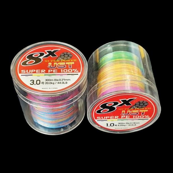 UST 슈퍼파워 8합사 멀티 컬러 300m