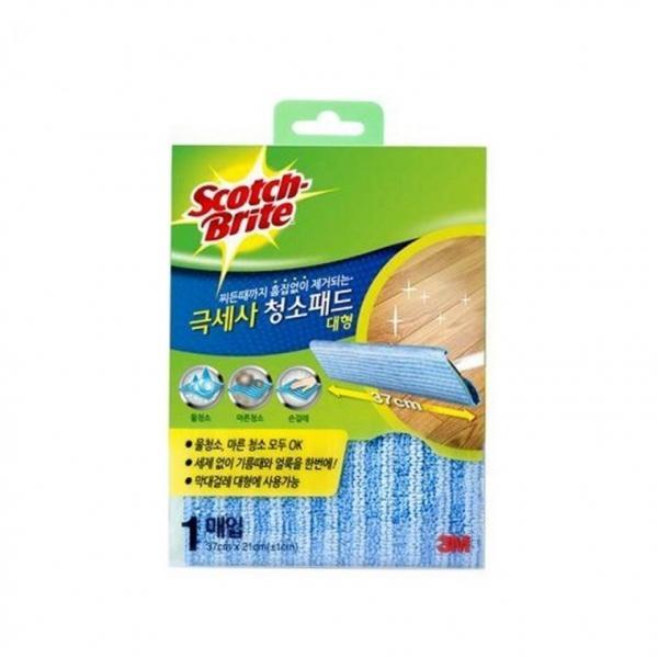 3M 스카치브라이트 극세사 청소포 리필 대형 1매 4269