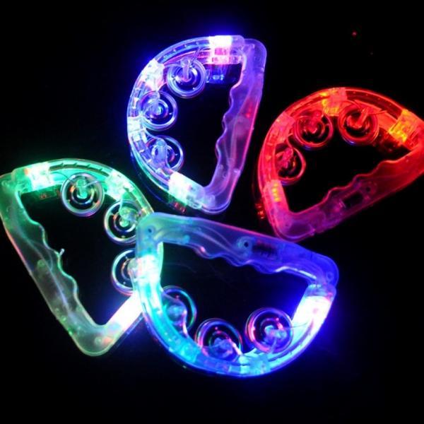 노래방LED탬버린(15cm)탬버린 노래방 리듬악기 LED