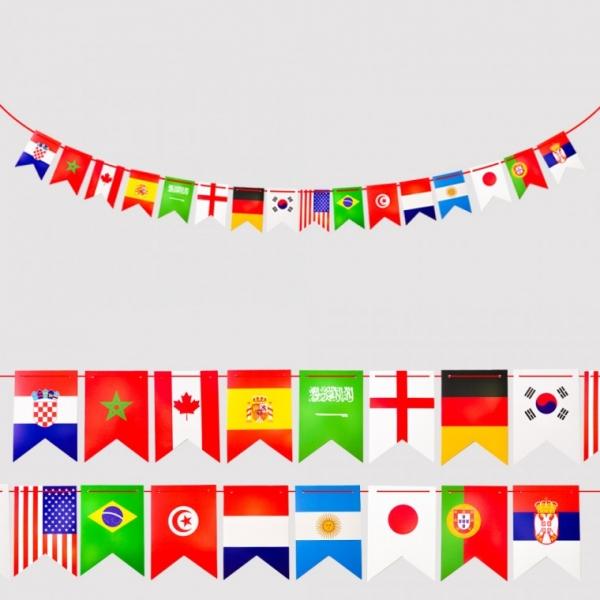 페넌트만국기(오각) 국기가랜드 축제가랜드 축구응원