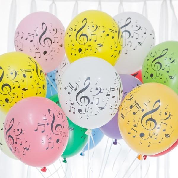 네오(30cm)전체인쇄풍선 10개(뮤직 혼합)