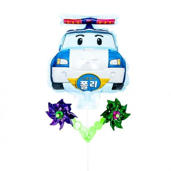 캐릭터바람개비풍선(폴리모형)