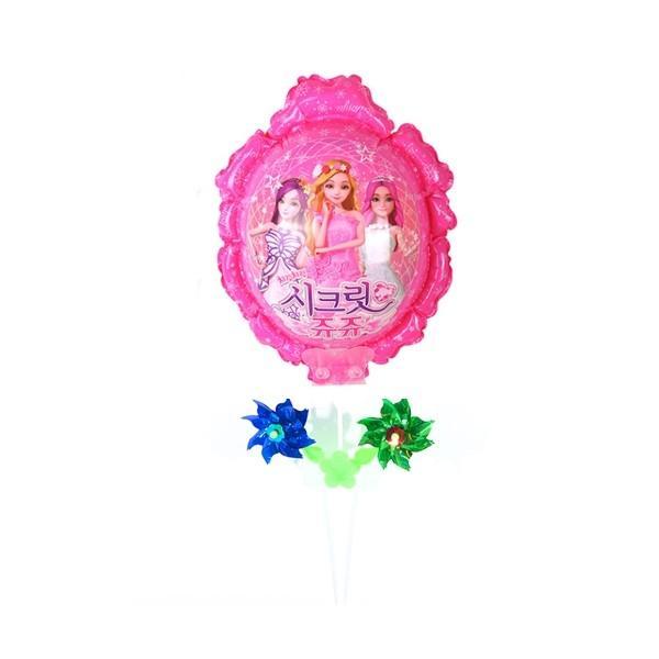 캐릭터바람개비풍선(시크릿쥬쥬거울)