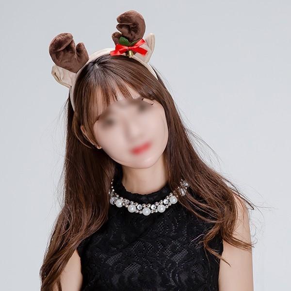 (고급사슴머리띠) 크리스마스머리띠 단체선물 파티