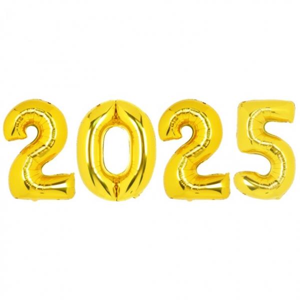 숫자은박풍선(중)골드2025패키지