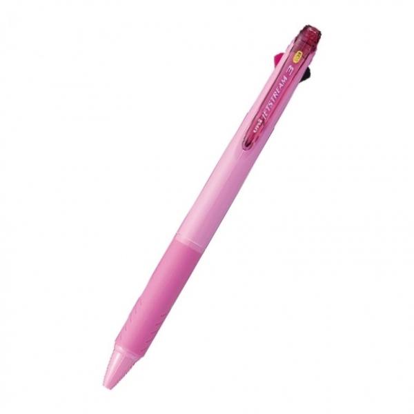 미쯔비시 제트스트림3색볼펜 베이비핑크 0.38mm SXE3-400-38 필기구