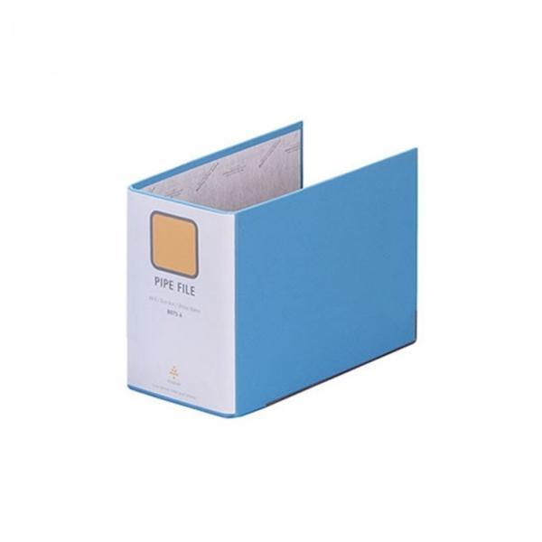 문화 파이프 바인더 보급형 10cmx80mm A5 가로형 하늘 B875-61 225x156x100mm