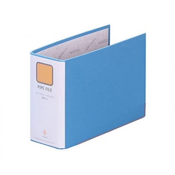 문화 파이프 바인더 보급형 7cmx80mm A5 가로형 하늘 B872-61 225x156x70mm