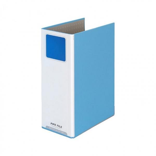 문화 PP파이프 바인더 110mmx70mm A4 청색 PB867-7A