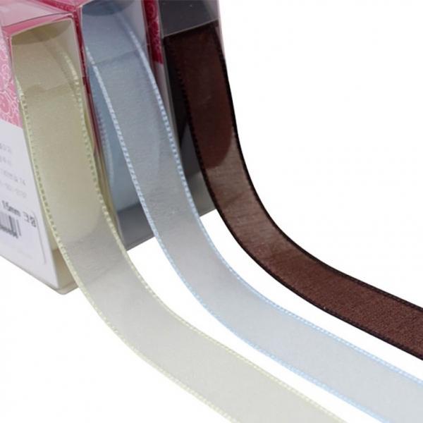 뚝딱공작소 라라뷰 펄 오간디 롤리본 공작 공예 선물포장 15mm 9M