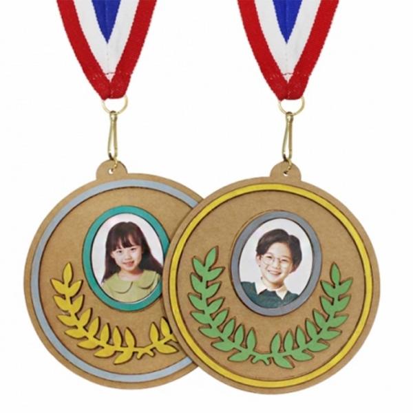 뚝딱 DIY 우드 우든페이퍼 메달 수여식 만들기 유아 어린이집 교구 재료